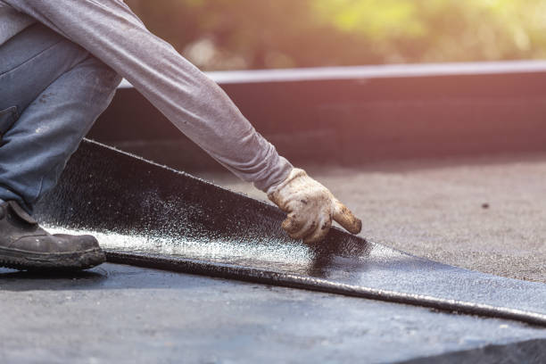Professional Basement Waterproofing technician working in Ottawa, IL
